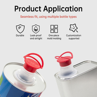 Bouchons de bec en plastique personnalisés OEM de 42mm boîtes de joint à vis écologiques pour seau de bidon d'huile moteur couvercle de bec d'emballage industriel de 32mm