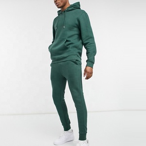 Vente en gros de survêtements de sport OEM et de survêtements personnalisés en molleton de coton pour hommes, survêtements unis. - Product Image 3