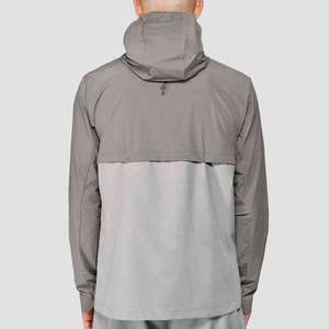 Conjunto Deportivo para Hombre con Capucha Gris, Cierre Completo, Ligero, de Algodón, Lavado Ácido, Estilo Vintage, Secado Rápido, Corte Regular, para Invierno - Product Image 4