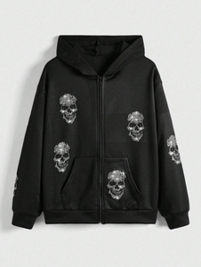 Venta al por mayor: Nuevas sudaderas con capucha de diseñador con estampado de piedras, estilo urbano, invierno, 100% algodón, extragrandes, impermeables para hombre - Product Image 2