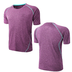 เสื้อยืดออกกำลังกายผู้ชายทรงปกติ แขนสั้น ผ้าถัก พิมพ์ลาย เป็นมิตรกับสิ่งแวดล้อม แห้งเร็ว ระบายอากาศดี เสื้อผ้ากีฬา สีและโลโก้สั่งทำได้ - Product Image 4