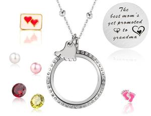 Lindo Colgante de Plata 925 con Moissanita y Esmalte, Estilo Hip Hop, Regalo para Mujer para Fiestas y Eventos - Product Image 4