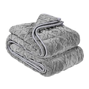 Queen Size 60 X 80 in Sherpa Fleece Heavy <b>Blanket</b> 20 Lbs <b>Weighted</b> <b>Blanket</b> with Glass Beads Soft Warm Cozy Fluffy Touch - Product Image 1