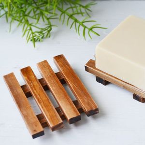 Best Selling Handmade Wood <b>Soap</b> <b>Holder</b> and Case Quality Different Sizes <b>Soap</b> Rack Dish with Handles for Bathroom or Shower Use - Product Image 2
