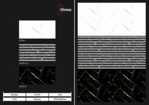 Azulejos de Pared de Cerámica con Acabado Brillante Premium de 300X600MM, Diseño Elegante para Decoración y Estilismo de Interiores de Cocina y Baño - Product Image 5