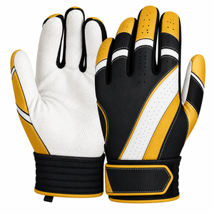 Gants de frappe personnalisés pour softball et baseball, antidérapants, en cuir Cabretta, pour hommes, fabriqués par Elson Sports - Product Image 4