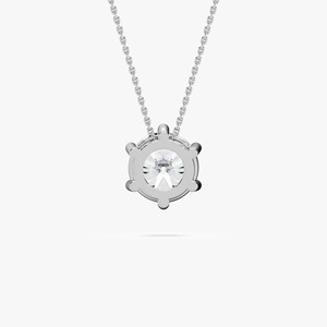 Colgante Solitario de Diamante Redondo de Platino de 1.70ct, Corte E-G VS, 4 Puntas, Joyería Fina para Mujer, Ideal para Bodas, Aniversarios y Fiestas - Product Image 3