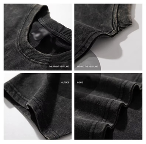 Conjunto de Camiseta y Pantalones Cortos de Punto Negro para Hombre, Ropa Casual de Verano con Capucha, Transpirable, de Secado Rápido, 100% Algodón, Personalizable - Product Image 4