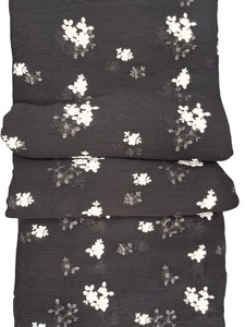 Tissu en Chiffon Noir Premium Imprimé Respirant Léger en Fil Peigné Tissé pour Robes, Saris et Dupattas Femme et Fille - Product Image 4