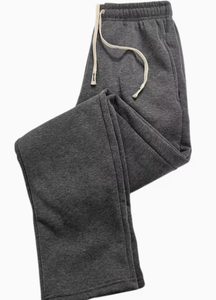 Pantalon de survêtement gris pour homme Hardihood International en polaire polyester/coton, taille élastique avec cordon de serrage, poches latérales, pantalon décontracté chaud - Product Image 6