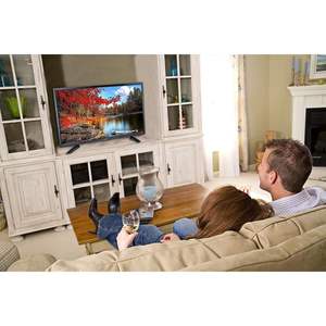 TV portable 24 pouces à écran large LED HDTV 12 Volt AC/DC avec lecteur de carte SD USB et ports HDMI - Product Image 4