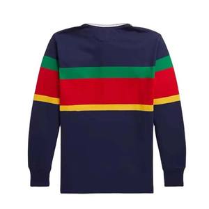 Chemise de rugby à manches longues personnalisée pour homme, sublimée, 100% polyester, durable, respirante, séchage rapide, écologique, vêtements décontractés - Product Image 2