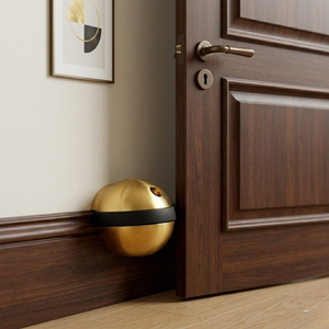 ชุดอุปกรณ์ประตูทองเหลืองโบราณสุดหรู |   ตัวกันกระแทกประตูแบบหนัก, ตะขอ, ตัวล็อคสำหรับเด็ก และอุปกรณ์ประตูบ้านคุณภาพพรีเมียม - Product Image 3