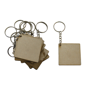 Llavero de MDF con Forma de Casa Rectangular, Diseño Popular para Sublimación, a un Precio Accesible - Product Image 1