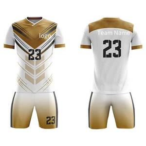 Hot Selling High Quality Stripe Soccer Uniform Customizable Football Jersey Kits for <b>Boys</b> OEM Service with Customizable Logo - Product Image 2