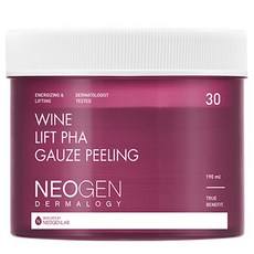 Neogen Organico Gel Wine Lift Peeling Pads 30 Fogli/1 Confezione Esfoliante Viso in Garza - Product Image 1