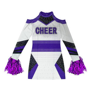 Uniformes de cheerleading en gros, commandes en gros, couleurs scolaires personnalisées, noir, rose, blanc, designs sublimés, uniformes de cheerleading pour tout-petits - Product Image 3