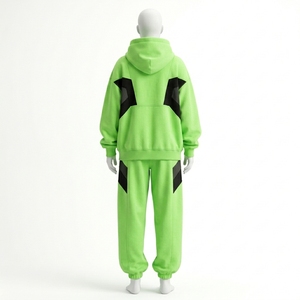 Traje Deportivo Masculino de Algodón Transpirable de Alta Calidad, Estilo Vintage, Color Sólido, Ropa de Invierno - Product Image 2