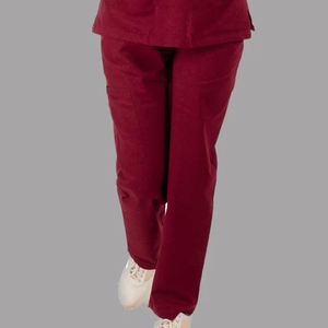 Wholesale Women Medical Scrubs <b>Set</b> V-Neck Short Sleeve Nurse Uniform Hospital <b>Doctor</b> Workwear Elastic Soft Fabric Scrub Suit - Product Image 6