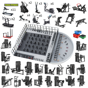 Proyecto de Gimnasio de Alta Gama en el Distrito <span class=keywords><strong>Central</strong></span> de Negocios de África, 600 m², Instalación Completa de Equipos de Gimnasio Comercial para Inversores - Product Image 4