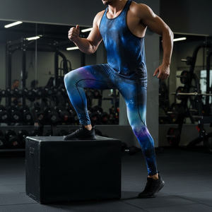 Trendy Apparel Fitness Comfortable Plus Size Quick Dry Workout Breathable Summer Compression Leggings Customized Design Pants - Product Image 3