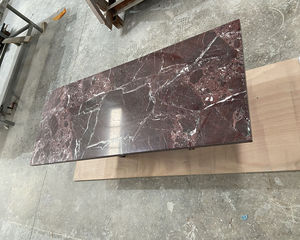 Modern Decorative Purple Marble <b>Coffee</b> <b>Table</b> with Polished Finish Durable & Easy to Clean Same Marble Base for Living Room - Product Image 4