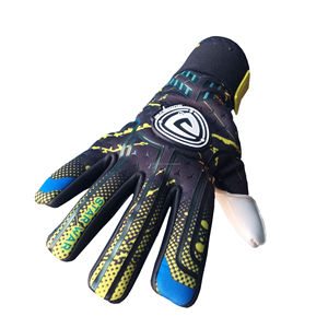 Gants de football professionnels personnalisés de haute qualité pour gardiens de but Contact allemand caoutchouc Latex souple matériel extérieur en gros - Product Image 4