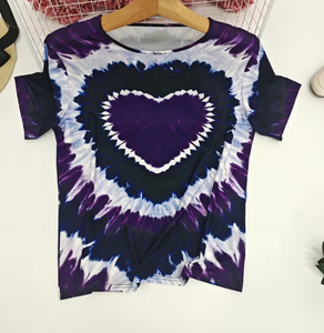 T-shirts pour femmes |   T-shirts décontractés surdimensionnés en polyester/coton personnalisés |   Ventes en gros de hauts à manches longues imprimés numériquement |   Vêtements B2B - Product Image 2