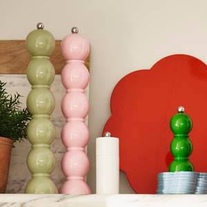 Molinillo de Sal y Pimienta Artesanal con Columna de Burbujas Lacada, Diseño Artístico, Esencial para la Presentación de Comidas - Product Image 5