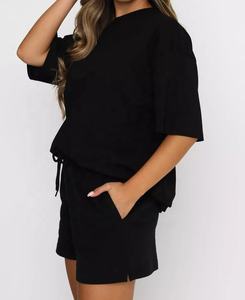 Ensemble t-shirt et Short de jogging pour femme, vêtements décontractés et surdimensionnés - Product Image 3