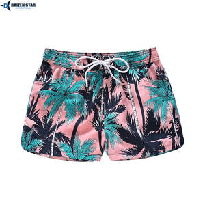 กางเกงว่ายน้ำคุณภาพสูง เป็นมิตรกับสิ่งแวดล้อม ระบายอากาศได้ดี ผลิตจากโพลีเอสเตอร์ 100% น้ำหนักเบา แห้งเร็ว มีเชือกผูกเอว เหมาะสำหรับใส่ชายหาดในช่วงฤดูร้อน - Product Image 2