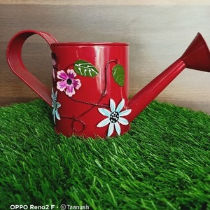 Regadera decorativa clásica para jardín, uso interior y exterior, con pico largo, vertido preciso, agarre ergonómico, resistente al óxido - Product Image 4