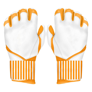Gants de frappe de baseball avec logo personnalisé, gants de baseball pour hommes, gants de softball en cuir, vente en gros - Product Image 1