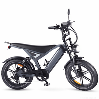 Bicicleta Eléctrica Todoterreno GT20 de 7 Velocidades, Motor sin Escobillas de Alta Velocidad de 48V, Batería Oculta, Cuadro de Acero, Resistente al Agua IP54, Doble Suspensión