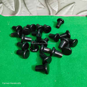 Bastón de Madera de Ébano Negro Auténtico Hecho a Mano, Ecológico, Moderno, Personalizable, de Primera Calidad, con Mango de Madera, Accesorio para Armario, al Mejor Precio - Product Image 5