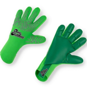 Gants de gardien de but de football professionnels jaunes – paume en latex, protections pour les doigts, design respirant pour les joueurs jeunes et adultes - Product Image 3