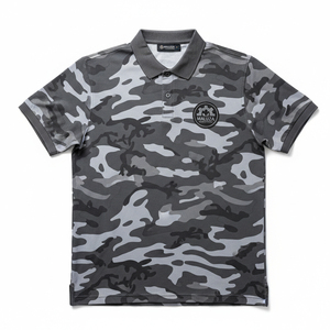 Vente en gros fabricant : Haut de golf d'été respirant pour homme en toile de polyester et coton unie, personnalisable avec impression de logo de marque - Product Image 1