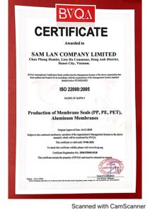 ฟิล์มซีลอะลูมิเนียมคุณภาพสูง SAM LAN ผลิตในเวียดนาม แบบสองชิ้น ตัดด้วยแม่พิมพ์ พร้อมแผ่นรอง ใช้สำหรับปิดผนึกขวดแก้วด้วยความร้อนได้ดี - Product Image 5