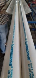 Tuyau d'eau UPVC blanc de 1/2 pouce, norme Schedule 40, épaisseur de paroi de 4 mm, longueur de 3 mètres, extrémité lisse, finition lisse, tuyauterie de plomberie - Product Image 2