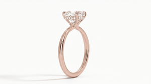 Anillo de Compromiso con Diamante Corte Cojín para Mujer, Clásico, Diamantes Cultivados en Laboratorio - Product Image 5