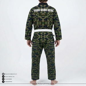 ชุดยิวยิตสูมาตรฐาน IBJJF ผ้าฝ้าย 100% ทอลายเพิร์ลวีฟ ปักโลโก้ได้ตามต้องการ ชุดยิวยิตสูบราซิลสำหรับมืออาชีพ ชุดยูนิฟอร์มสำหรับการต่อสู้ชายหญิง - Product Image 4