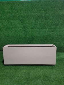Custom Wholesale White Fiberglass Hand Carved Classic Lightweight Durable Hanging Indoor/Outdoor Floor Square <b>Planter</b> Unique - Product Image 4