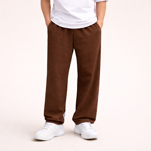 Pantalones Casuales de Hombre al por Mayor, Negros, de Corte Holgado, Antiencogimiento, Antipilling, con Bolsillo Bordado - Product Image 6