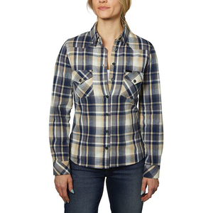 Camisas Casuales de Franela para Mujer, Corte Regular, Cómodas, Transpirables, Sólidas, con Botones al Frente, Manga Ancha, Personalizables, 100% Algodón - Product Image 1