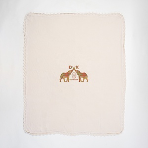 Vente en gros de couvertures en tricot de coton Couverture tricotée réversible au crochet douce Couverture réversible solide - Product Image 4