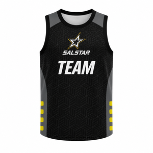Uniforme de Baloncesto Personalizado para Hombre, Jersey de Secado Rápido, 100% Poliéster, Impresión por Sublimación, Cuello en V, Tendencia en Ventas, Tallas Grandes - Product Image 4
