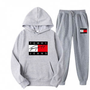 Conjunto Deportivo Informal para Hombre, Tejido de Poliéster Transpirable, Sudadera con Estampado Floral, Pantalones Jogger para Otoño, Costuras sin Costuras - Product Image 6