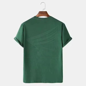 T-shirt pour homme en coton 100% de haute qualité, dernier design, nouvelle arrivée, léger, respirant, décontracté, sur mesure pour la vente en ligne - Product Image 2