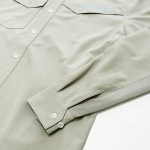 Camisa Informal de Corte Holgado, Transpirable, con Bolsillos y Buena Elasticidad - Product Image 5