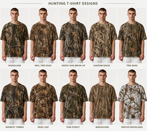 เสื้อยืดลายพรางสำหรับผู้ชาย ผลิตตามสั่ง ออกแบบโลโก้ได้เอง ผ้าฝ้าย 100% เหมาะสำหรับตกปลา ล่าสัตว์  ขั้นต่ำในการสั่งซื้อน้อย - Product Image 6